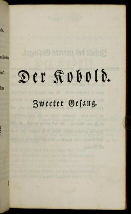 Zweeter Gesang.