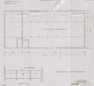 Betriebsgebäude II vor der Umstellung