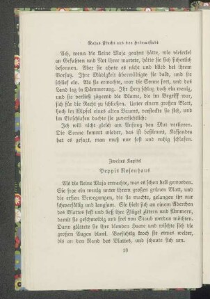 Zweites Kapitel. Peppis Rosenhaus