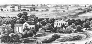 Berlin. Stadtansicht vom Kreuzberg, 1840, Repro