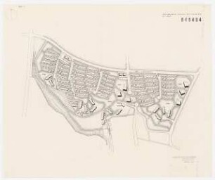 Siedlung Kassel-Wolfsanger: Lageplan (Blatt 1) 1:2000