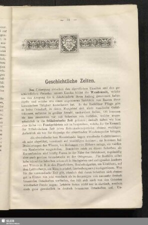 Geschichtliche Zeiten