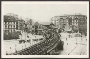 Ansichtskarte "Hochbahnstation Schlesisches Tor"
