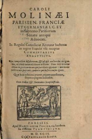 In regulas cancellariae romanae in Regno Franciae usu receptas commentarius
