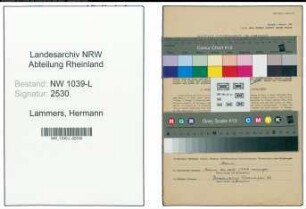 Entnazifizierung Hermann Lammers , geb. 25.12.1909 ()