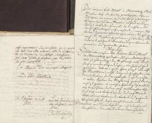Schreiben von Johann Friedrich Hörlin (ohne Ort)