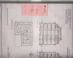 Grundrisse: Untergeschoss, Erdgeschoss, 1. Obergeschoss, 2. Obergeschoss, 1:100