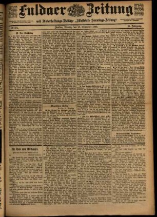 Ausgabe vom Montag, den 27. November 1899.