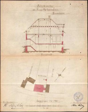 Errichtung und Betrieb der Zigarrenfabrik der Firma Uhl & Sohn in Friesenheim