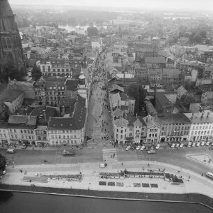 Mecklenburgstraße in der Altstadt von Schwerin : Blickrichtung Süden