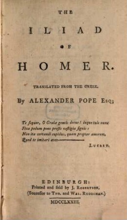 The Iliad