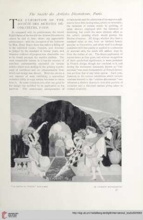 The exhibition of the Société des Artistes Decorateurs, Paris
