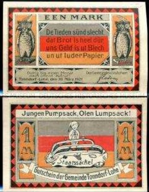 Tonndorf-Lohe 1 Mark
