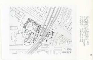 Varité [Wintergarten], Berlin-Charlottenburg (Diplomarbeit bei Bernhard Hermkes): Zentrum am Zoo, Grundriss 1. Obergeschoss 1:500