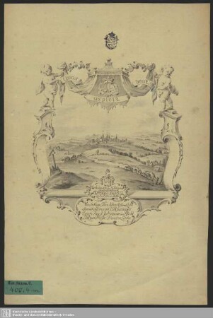 Andencken der Huldigung Ihro ChurFürstl Durchl. Friderici Augusti zu Budissin den 18. May 1769