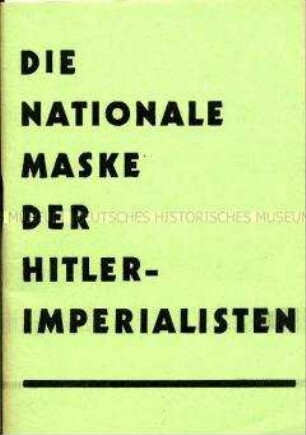 Schrift zur Auseinandersetzung mit der Ideologie des Nationalsozialismus