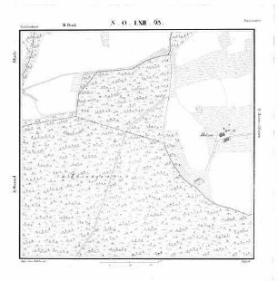 Kartenblatt SO LXII 63 Stand 1825