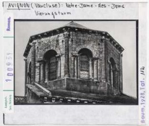 Avignon: Kathedrale Notre-Dame-des-Doms, Vierungsturm