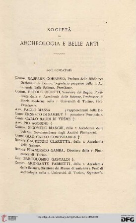 Società de archeologia e belle arti
