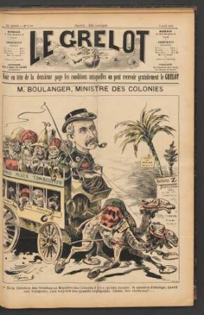 M. Boulanger, ministre des colonies