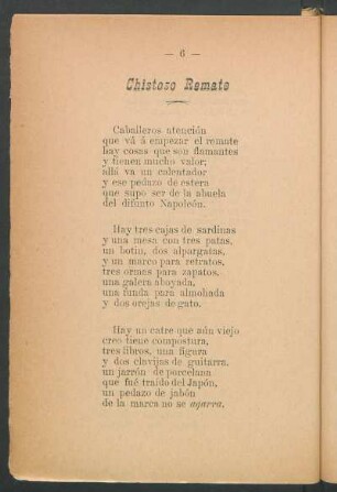 Chistoso remate
