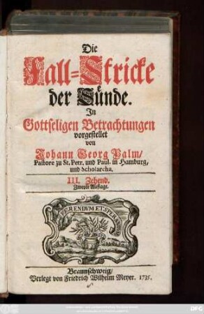 Zehend 3: Die Fall-Stricke der Sünde