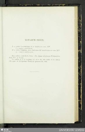 Notarum index