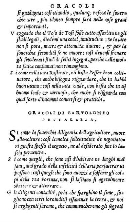 Oracoli Di Bartolomeo Pestalozza.
