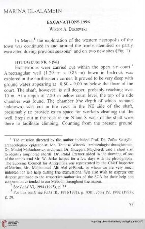 8: Marina el-Alamein : excavations 1996