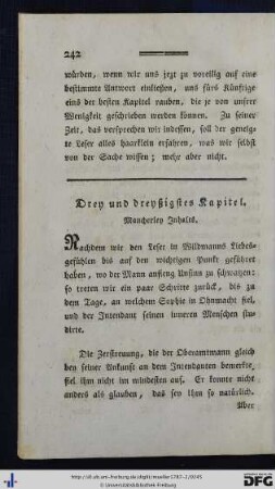 Drey und dreyßigstes Kapitel.