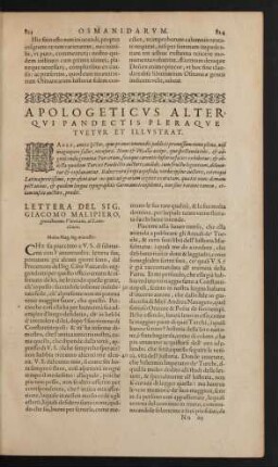 Apologeticus Alter Qui Pandectis ...