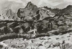 Blick auf Rysy (poln. Tatra)