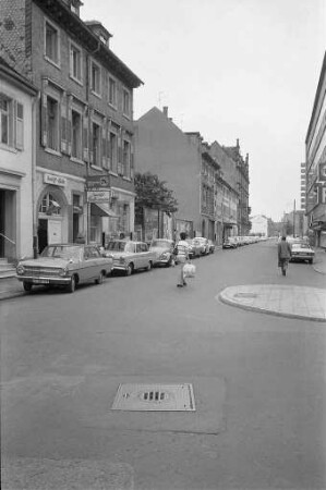 Abriss des Hauses Zähringer Straße 76 im Rahmen der Karlsruher Altstadtsanierung