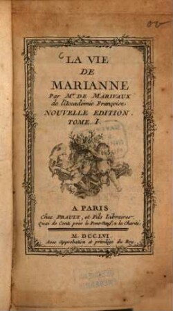 La Vie de Marianne. 1. - 140 S.