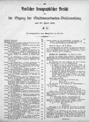 No. 23, 20. Juni 1901