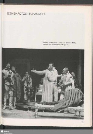 Szenenfotos · Schauspiel