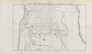 Plan der versterkingen van Djagaraga, in 1849