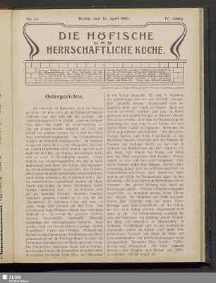 Nr. 14, 15. April 1908
