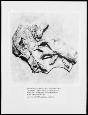 Parthenonfries — Nordfries, Platte XI