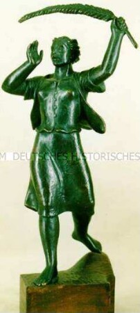 Skulptur "Mädchen mit Palmzweig"
