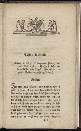 Erster Auftritt - Zehnter Auftritt