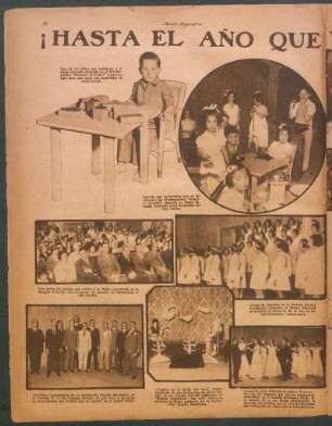 ¡Hasta el año que viene, señorita!... [Fotografías]