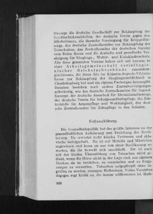 Volksaufklärung.