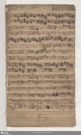 Lobet den Herrn alle Heiden - Mus.3602-E-502 - Mus.3602-E-502a : V (4), Coro, orch
