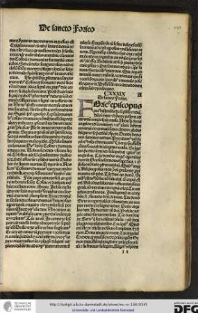 Forseus episcopus cuius historiam Beda scripsisse creditur dum omni virtute et bonitate polleret ad extremum veniens spiritum emisit.
