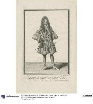 Homme de qualité en habit d'Epée