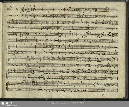 Clarini in B. Timpani in B.F.