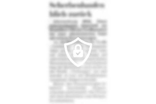 Scherbenhaufen blieb zurück