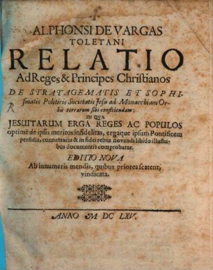 Relatio ad reges et principes Christianos