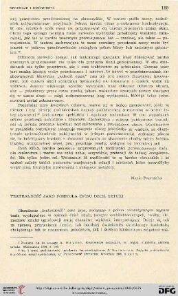 3: Teatralność jako formuła opisu dzieł sztuki